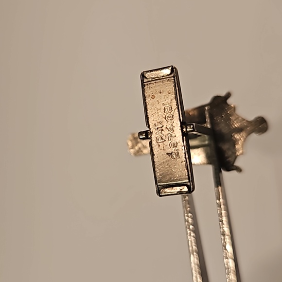 Vintage Pewter Finish Gas Lamp Light Cuff Link - Picture 5 of 6